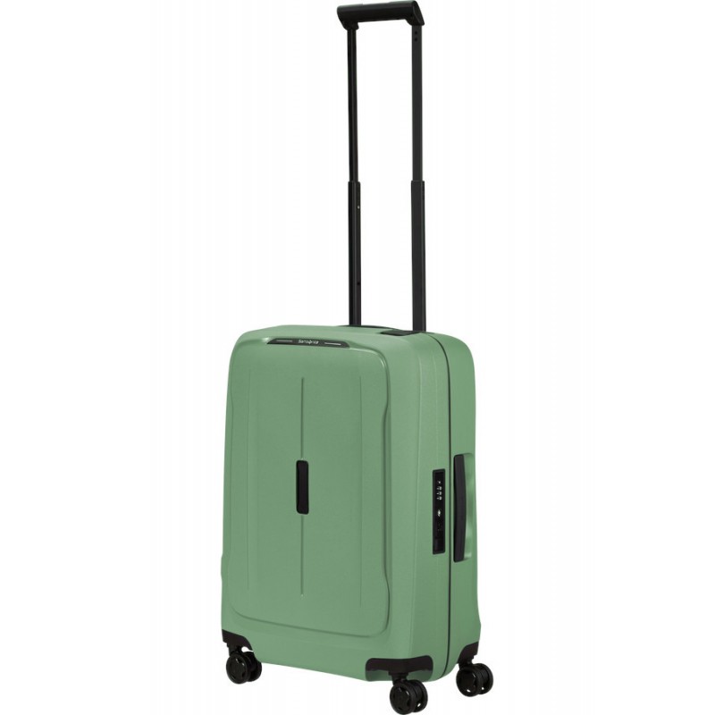 Mažas plastikinis lagaminas Samsonite Essens M Žalias (Sage)