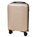 Mažas plastikinis lagaminas Gravitt PC11 M Šampano spalva (Beige gold)