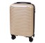 Mažas plastikinis lagaminas Gravitt PC11 M Šampano spalva (Beige gold)