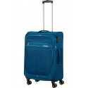 Vidutinis medžiaginis lagaminas American Tourister Deep Dive V Turkio spalva (Teal-Lime)