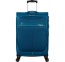Vidutinis medžiaginis lagaminas American Tourister Deep Dive V Turkio spalva (Teal-Lime)