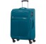 Vidutinis medžiaginis lagaminas American Tourister Deep Dive V Turkio spalva (Teal-Lime)