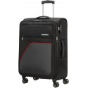 Vidutinis medžiaginis lagaminas American Tourister Sky Surfer V Juodas (Black-Red)