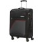 Vidutinis medžiaginis lagaminas American Tourister Sky Surfer V Juodas (Black-Red)