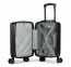 Mažas plastikinis lagaminas WorldPack Ryanair Free 10521 Juodas