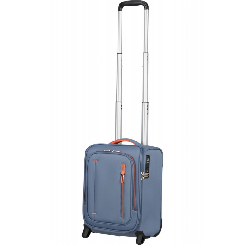 Mažas medžiaginis lagaminas American Tourister Cloudrider Underseater 40cm aukščio  Mėlynas (Stone Blue)