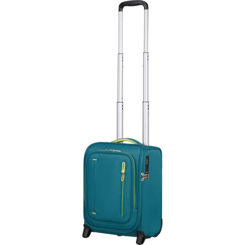 Mažas medžiaginis lagaminas American Tourister Cloudrider Underseater 40cm aukščio Turkio spalva (Misty Teal)