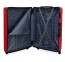 Vidutinis plastikinis lagaminas Gravitt 8052 V Raudonas (Burgundy)