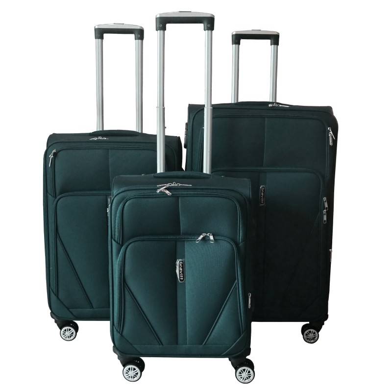 Didelis medžiaginis lagaminas Gravitt 1702 4.0 D Pilkas (Dark grey)