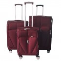 Vidutinis medžiaginis lagaminas Gravitt 1702 4.0 V Raudonas (Wine red)