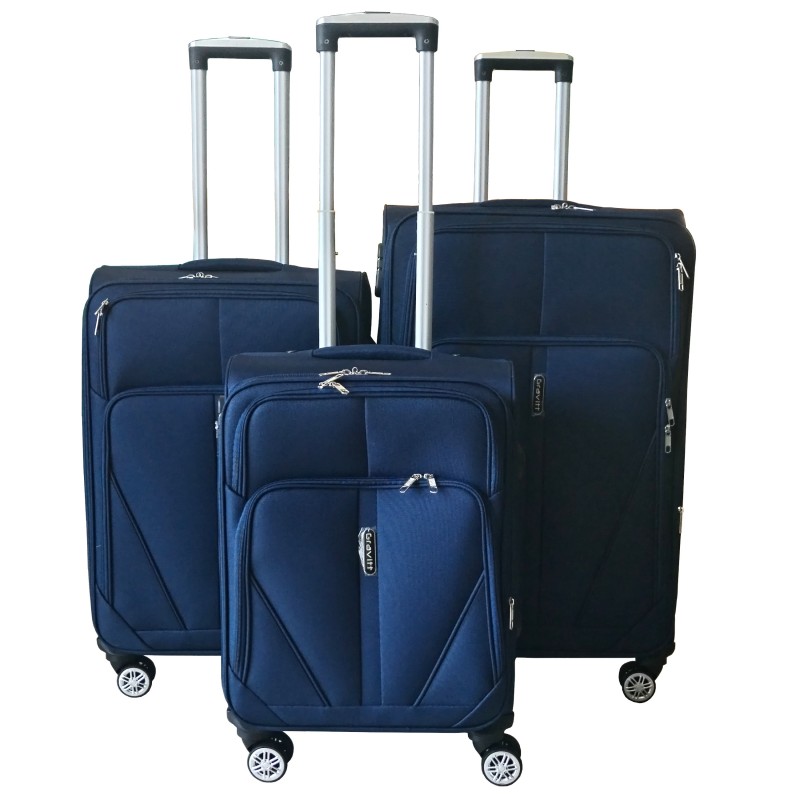 Vidutinis medžiaginis lagaminas Gravitt 1702 4.0 V Mėlynas (Dark blue)