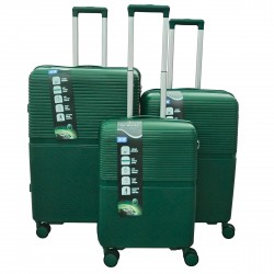 Vidutinis plastikinis lagaminas Gravitt GR088 V Žalias (DK Green)
