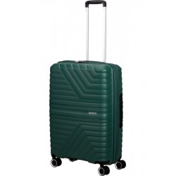 Vidutinis lagaminas American Tourister FlyTwist V Žalias (Afterdark Pine)