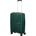 Vidutinis lagaminas American Tourister FlyTwist V Žalias (Afterdark Pine)