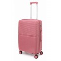 Vidutinis plastikinis lagaminas Gravitt GR088 V Rožinis (Rose Gold)