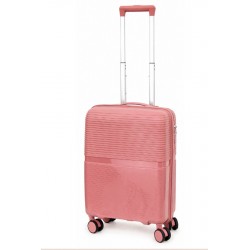 Mažas plastikinis lagaminas Gravitt GR088 M Rožinis (Rose Gold)