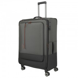 Labai didelis medžiaginis lagaminas Travelite Crosslite 5.0 D Žalias (Dark Olive)