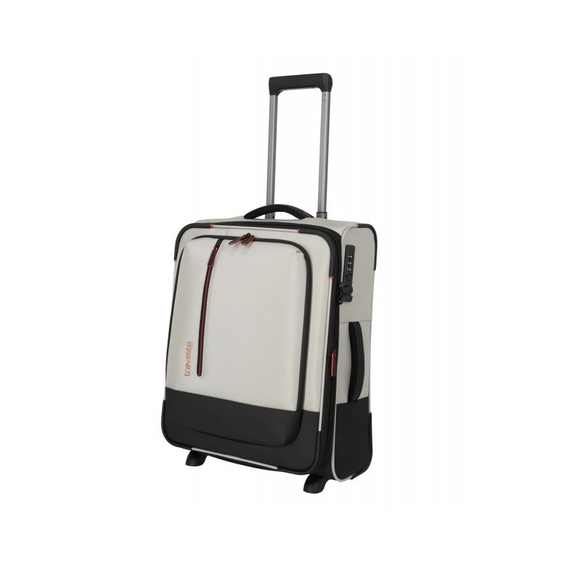 Mažas medžiaginis lagaminas Travelite Crosslite 5.0 M-2w Pilkas (Beige)