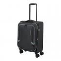 Mažas medžiaginis lagaminas Travelite Corsiica M Juodas