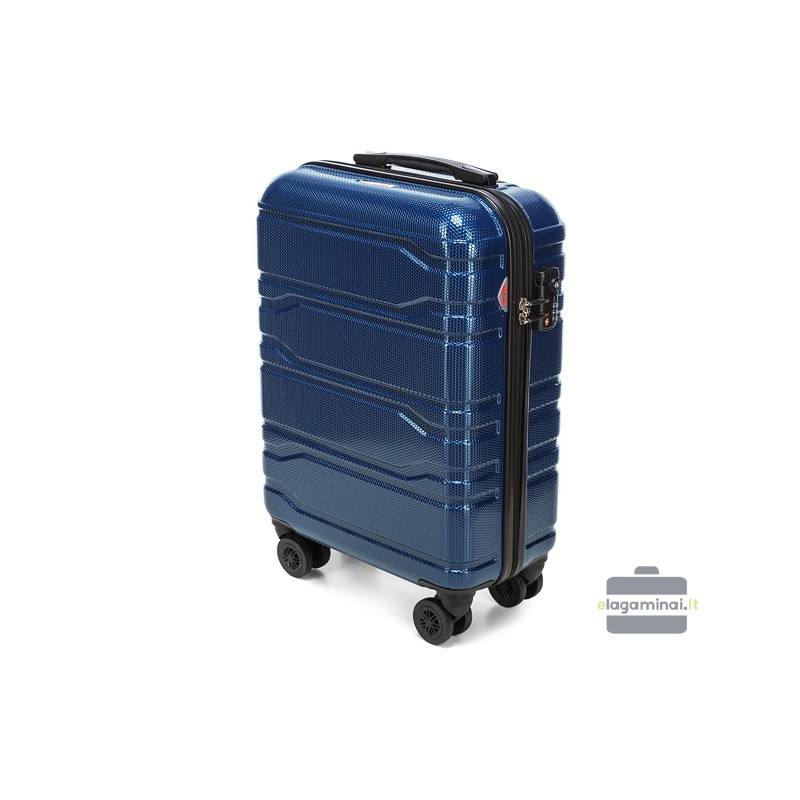 Mažas plastikinis lagaminas Wittchen 56-3P-981 Tamsiai mėlynas