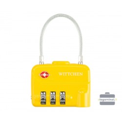 Kodinė TSA spynelė lagaminui Wittchen 56-30-024 Geltona