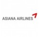 Asiana Airlines registruoto bagažo lagaminai